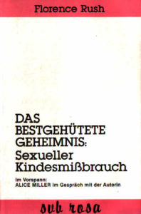 Rush, Florence (1984): Das bestgehütete Geheimnis : sexueller Kindesmißbrauch. 2. Aufl. - Berlin : Sub-Rosa-Frauenverl., S. 26 (FMT-shelfmark: SE.05.004-1984).