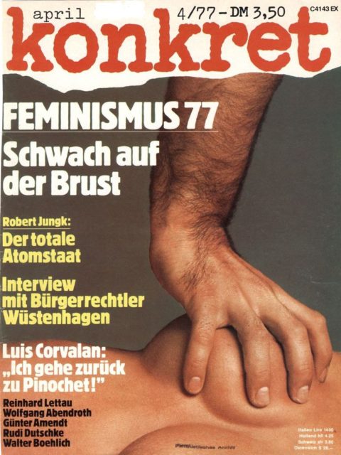 Titelbild konkret, April 1977