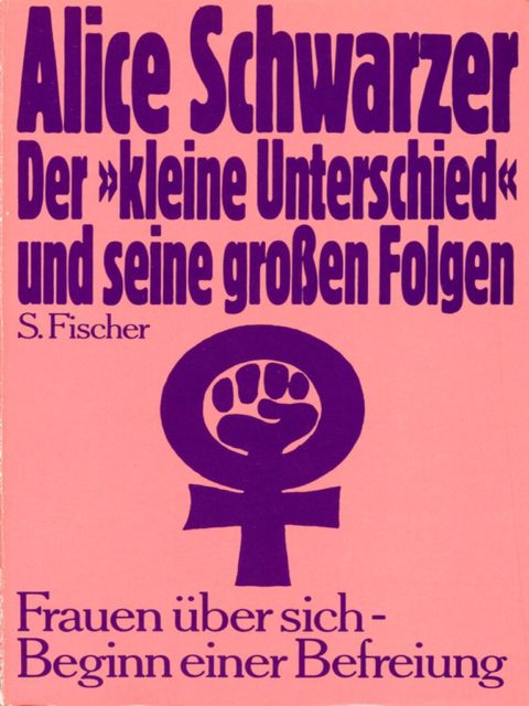 Schwarzer, Alice (1975): Der "kleine Unterschied" und seine großen Folgen : Frauen über sich : Beginn einer Befreiung. - Frankfurt am Main: Suhrkamp, S. 7. (FMT-Signatur: FE.10.226; versch. Auflagen vorhanden)