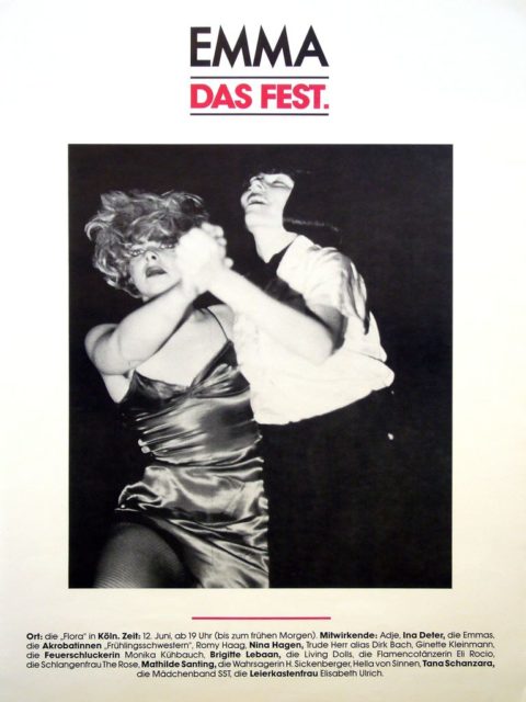 Plakat EMMA-Fest, 1987 (FMT-Signatur: PT.1987-06)