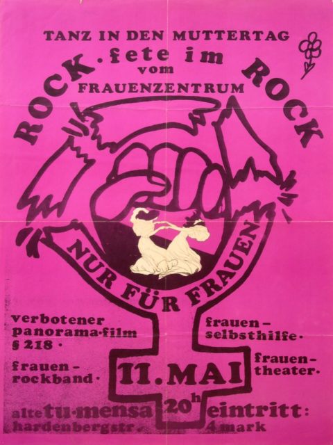 Plakat Rock-Fete im Rock, 1974 (FMT-Signatur: PT.1974-01)
