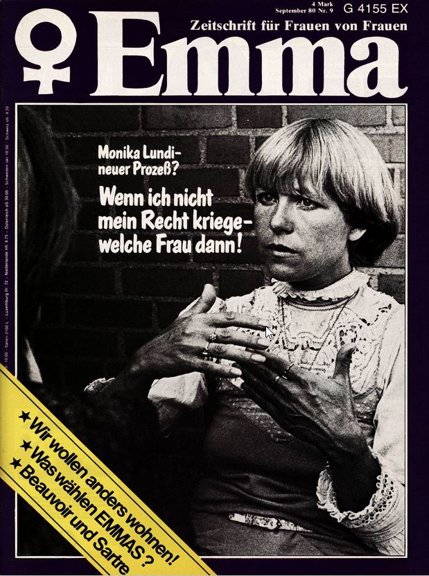 Monika Lundi, EMMA, Nr. 9, 1980, Externer Link: EMMA-Lesesaal