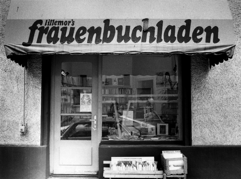 Lillemor's Frauenbuchladen München, Bildquelle: EMMA-Archiv, © Monika Neuser (FMT-Signatur: FT.02.0230)