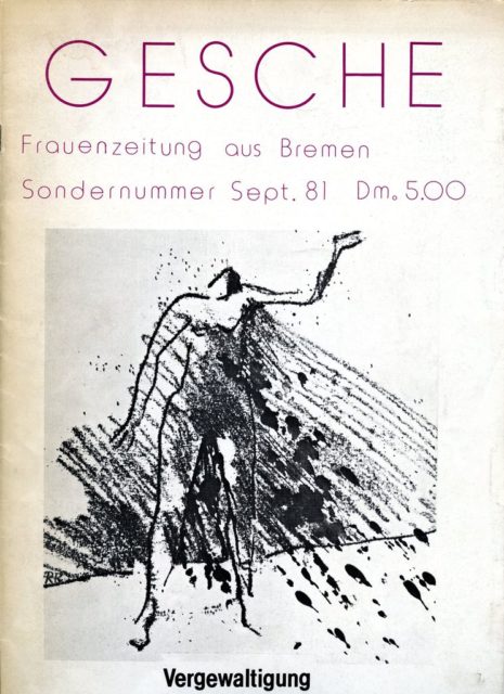 Gesche : Frauenzeitung aus Bremen, Sondernummer, September 1981 (FMT-shelfmark: Z104)