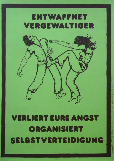 Plakat Selbstverteidigung, undatiert (FMT-shelfmark: PT.030)