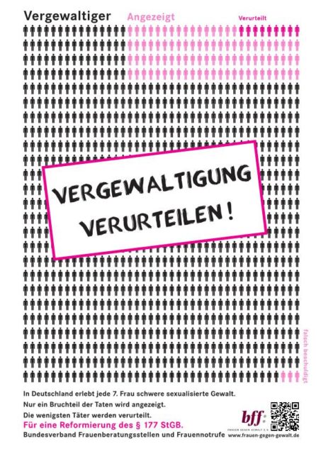 Plakat vom Bundesverband bff, © bff - Frauen gegen Gewalt e.V.