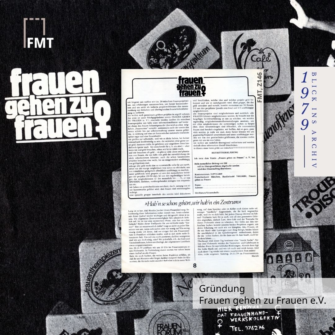 (1) Frauen gehen zu Frauen